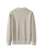 Kangaroo Daddy Winter Chenille Sweater - Fleece-Lined, Thick Knit Round Neck Pullover for Middle-Aged & Elderly Men