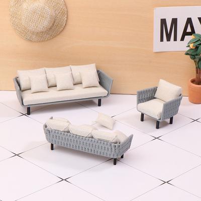 1 stück Szene Dekoration Puppenhaus Sofa Simulation Pretend Spielen Spielzeug Für Foto Requisiten Kinder Spielzeug Puppe Teile Modell