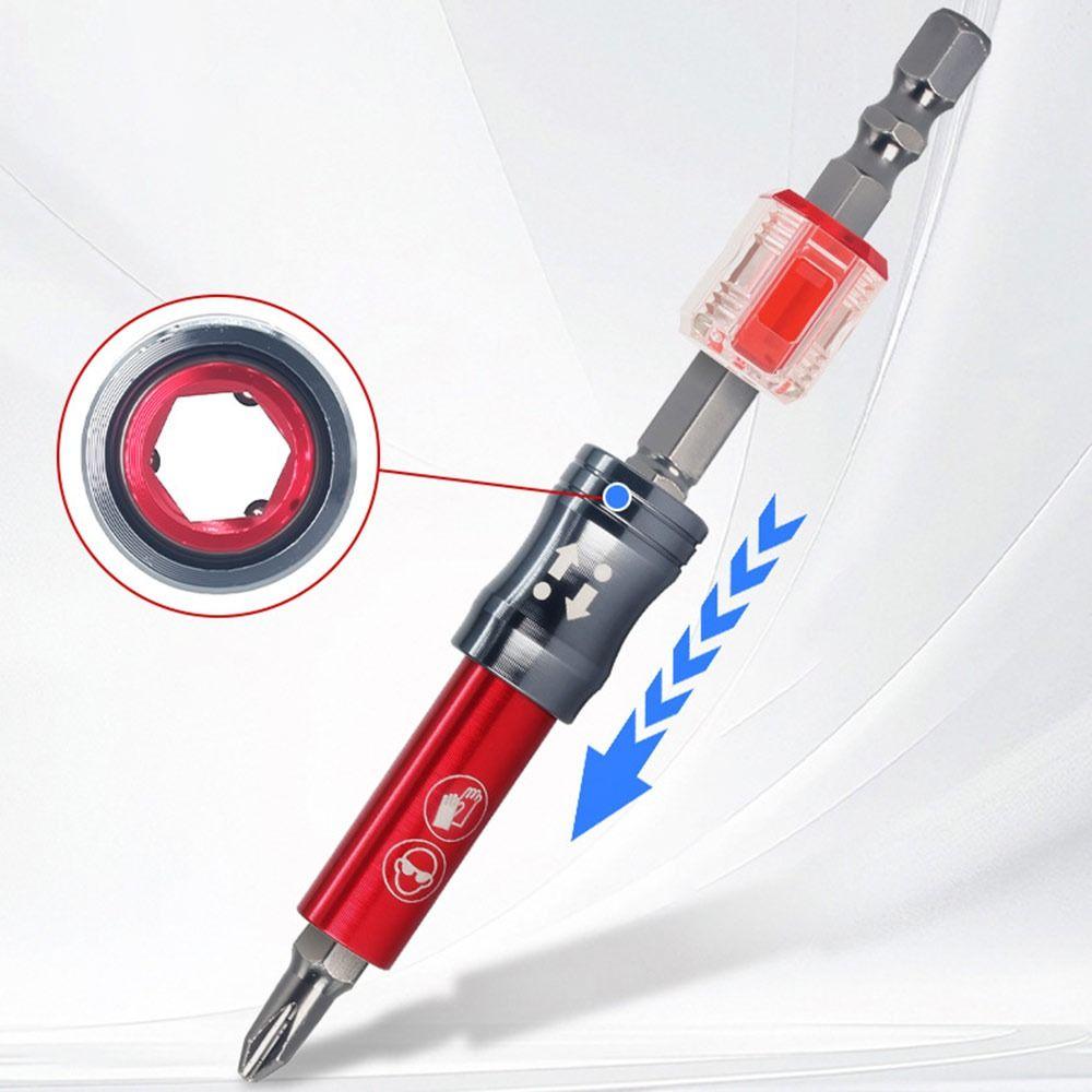 Dual-purpose Magnetic Screwdriver Bits Portable Connecting Rod Screws Woodworking Socket Wrench