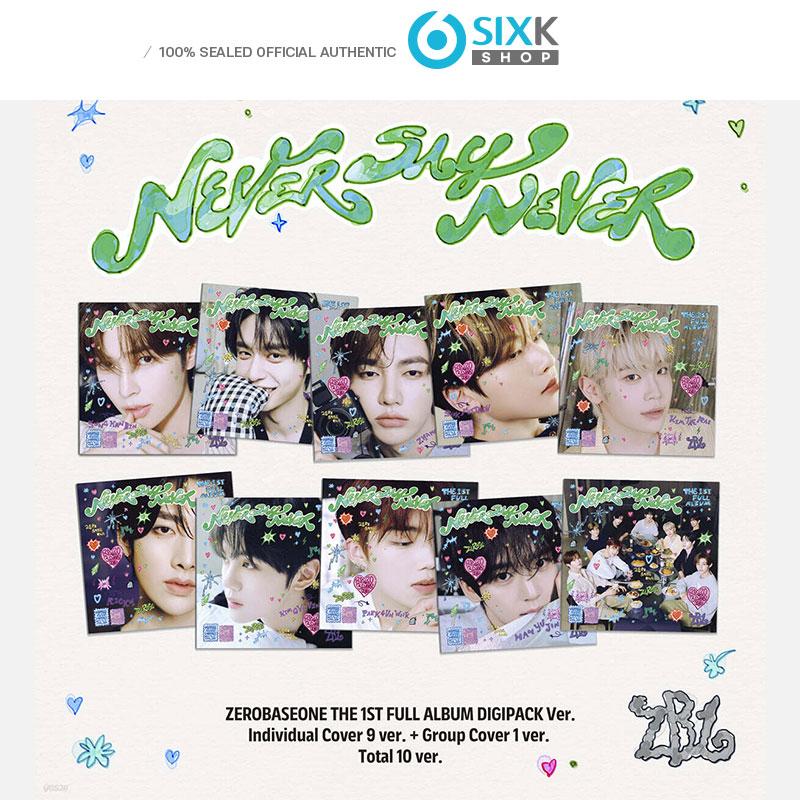 

[Предзаказ] [РОЗЫГРЫШ] ZEROBASEONE - 1-й полноформатный альбом [Never Say Never] версия ДИДЖИПАК MNET PLUS RANDOM 1EA