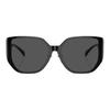 Versace Sculptural Design Acetate Square Sunglasses Unisex Sunglasses Black VE4449D