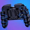 Verstellbarer Mobile Game Controller Vier-Finger-Verbindung Mobile Gaming Trigger 4 Falke Verstellbare Halterung Stecker und für