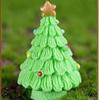 Christmas Micro-landscape Accessories Christmas Tree Ornaments of Various Sizes Resin Handicraftsand Cute Home Decorations