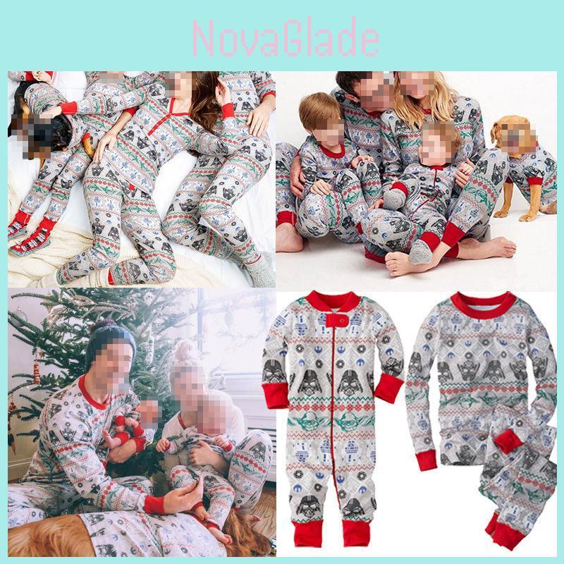 Star Wars Family Sleepwear Set With Soft Polyester Fabric For Kids And Adults