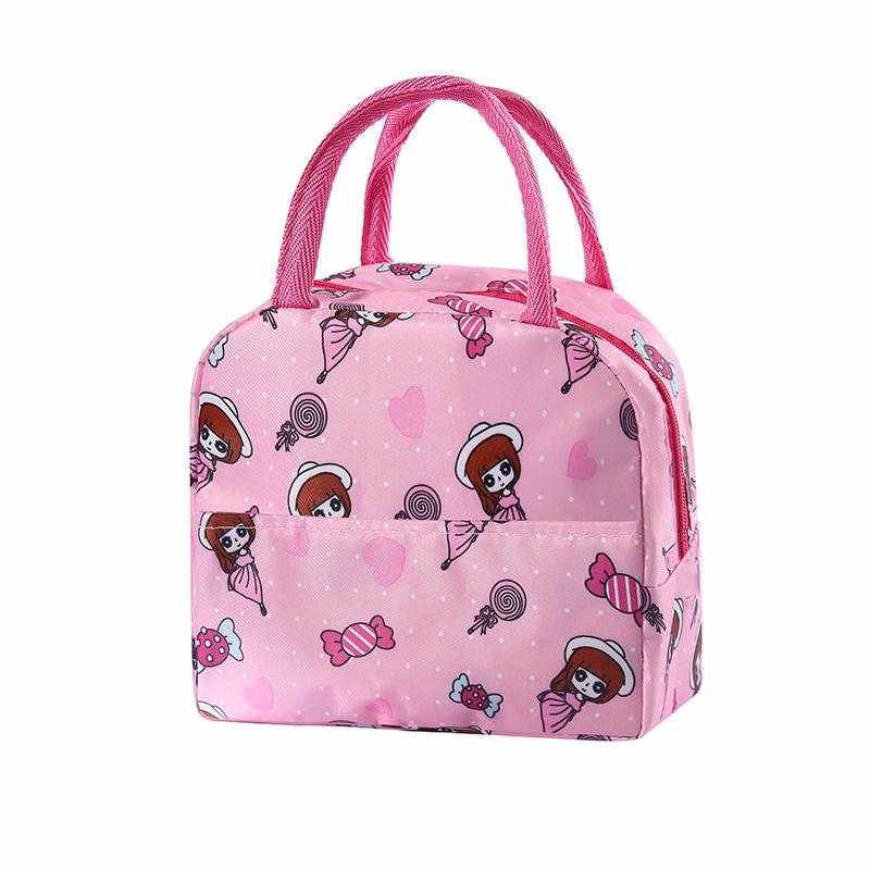 Aluminum Foil Insulated Bento Lunch Bag - Portable Lunch Box for Students