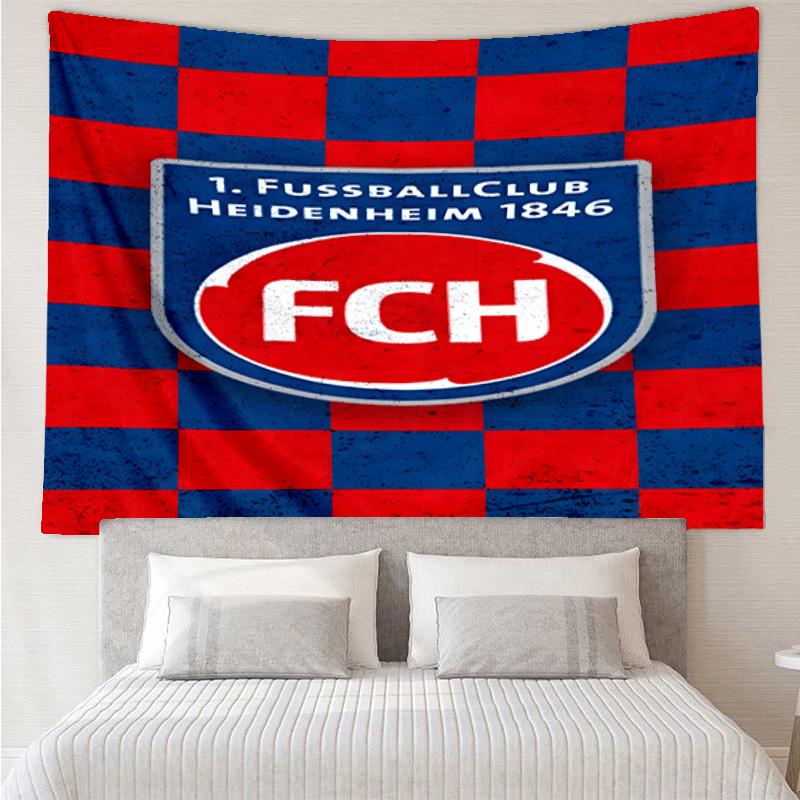 Heidenheim Squad Printed Tapestry, for Bedroom,Livingroom, dormitory, Large Wall Decor, Fabric Decor Fan Birthday Gifts