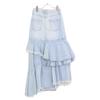 UN3D Light Blue Tea Art Denim Skirt Skirt 38 Light blueUsed