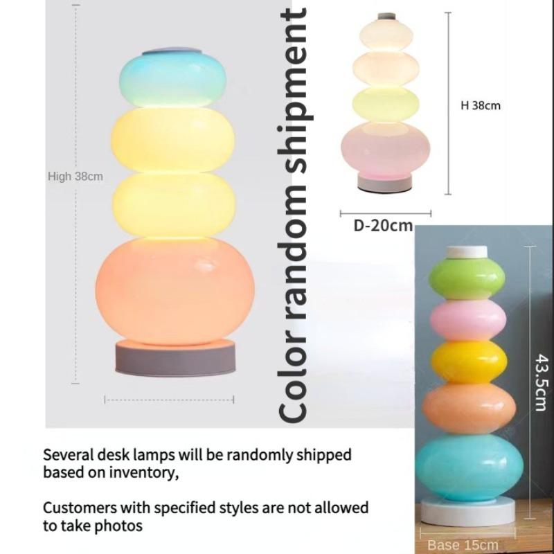 Sypialnia Pokój dziecięcy Tęczowa szklana lampa podłogowa Sofa do salonu Boczna atmosfera Pionowa lampa stołowa