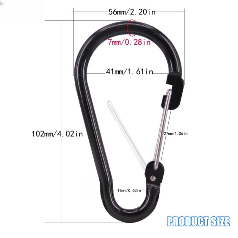 Fashion Handmade Keychain Spring Hook Aluminum Alloy Link Chain Keychain Clasp for Making Jewelry and Keychain