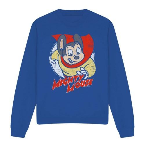 Mighty Mouse Unisex Adult Mighty Circle Sweatshirt