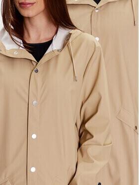 RAINS Unisex Long Jacket (12020) Sand
