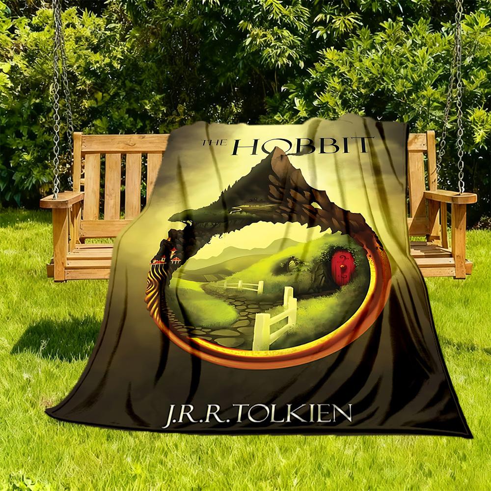 

1PC The Hobbit Outdoor Blanket Lightweight Flannel, Soft & Warm, All-Season Use for Sofa, Outdoor057 130x150cm