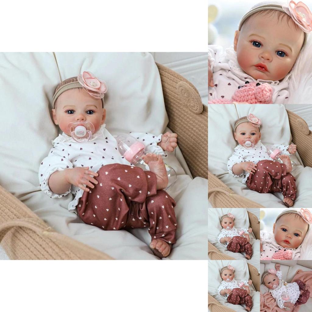 Reborn Baby Doll 46cm Silicone Material With Detailed Paintwork For Kids And Enthusiasts