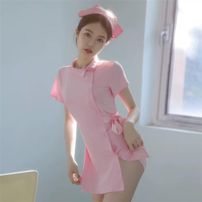 Cute Nurse Sister Sexy Cosplay Lingerie Nurse Uniform Ladies Hot Erotic Costumes Dress Women Temptation Role Play Adult Games