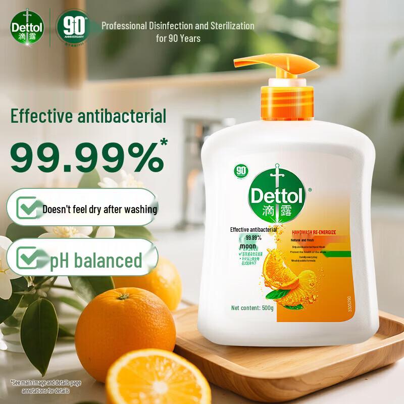 Dettol Citrus Antibacterial Hand Soap