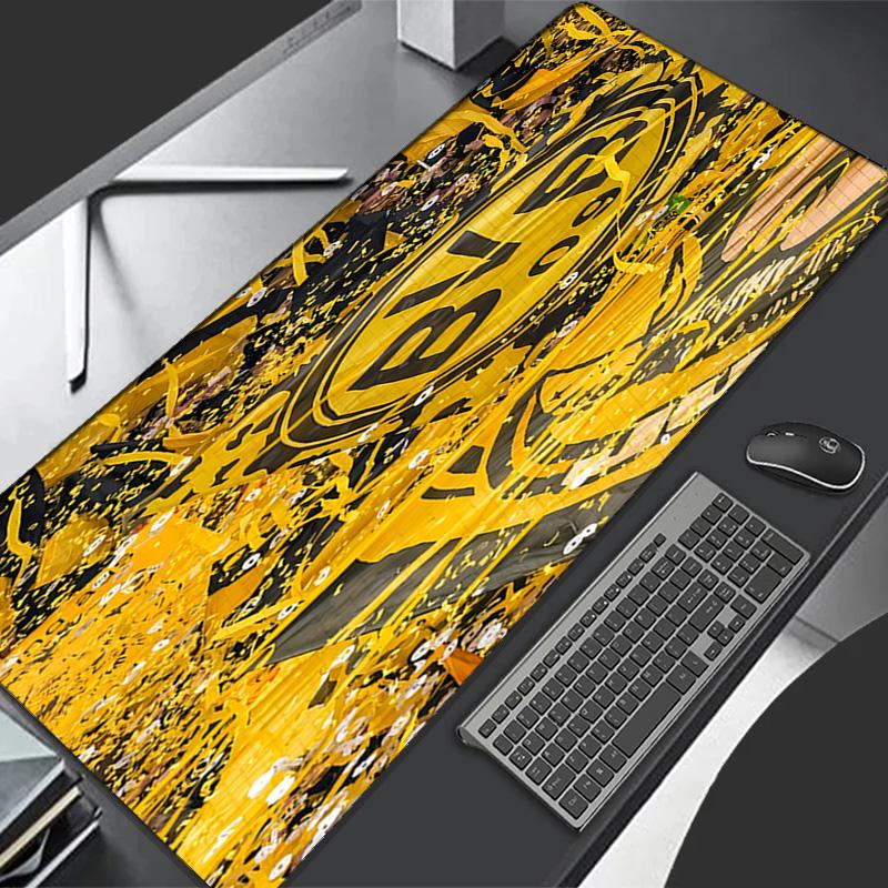 Borussia Dortmund Theme Premium Non-slip Mouse Pad with Stitched Edges,Durable Rubber Material,for Desktop & Gaming Great Gifts