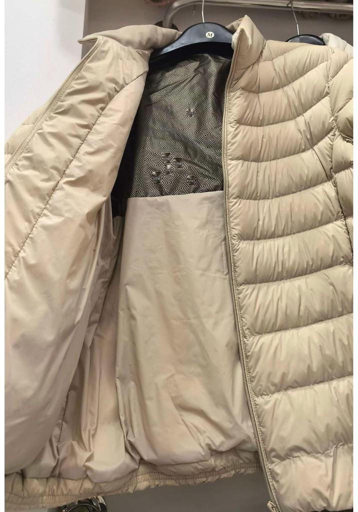 2026 Women's Casual Warm Down Jacket - 90% White Duck Down, Short, Lightweight, Stand Collar, Fashionable Versatile Autumn/Winter Outerwear