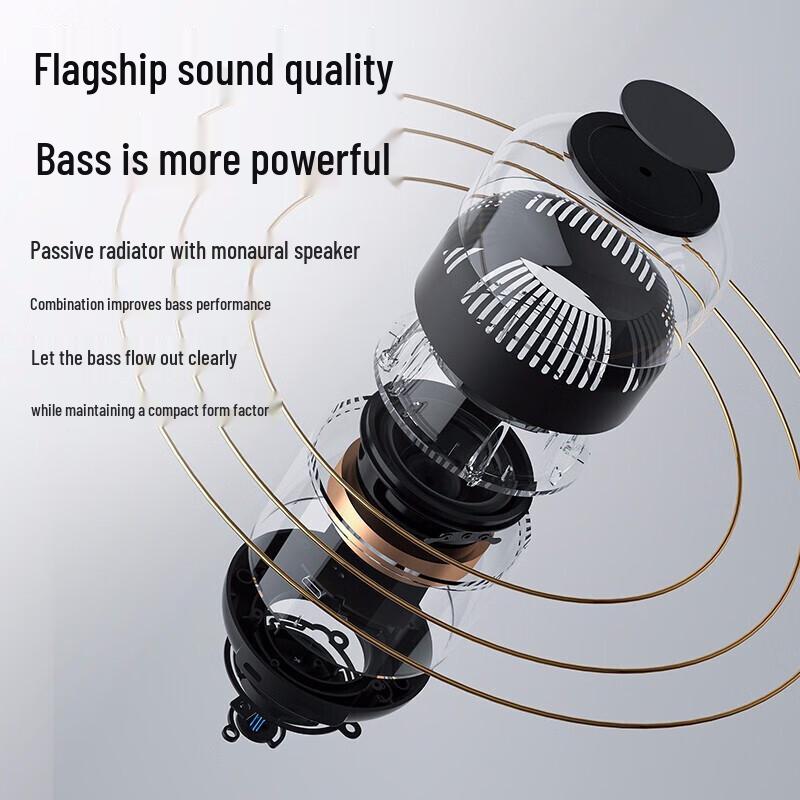 Newsmy BT51 Portable Wireless Bluetooth Speaker CN Plug (adapter Included)