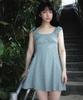 Rose Franz Flower Garden Mini Dress [Green]