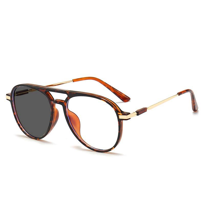 

Anti Blue Light Toad Frame Photochromic Myopia Glasses Fashion Trend Near Sight Eyeglasses Lady and Gentleman 0 To -4.0 0