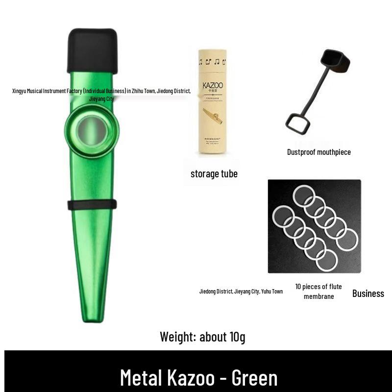 Metal Kazoo Musical Instrument for Early Childhood Education and Adults