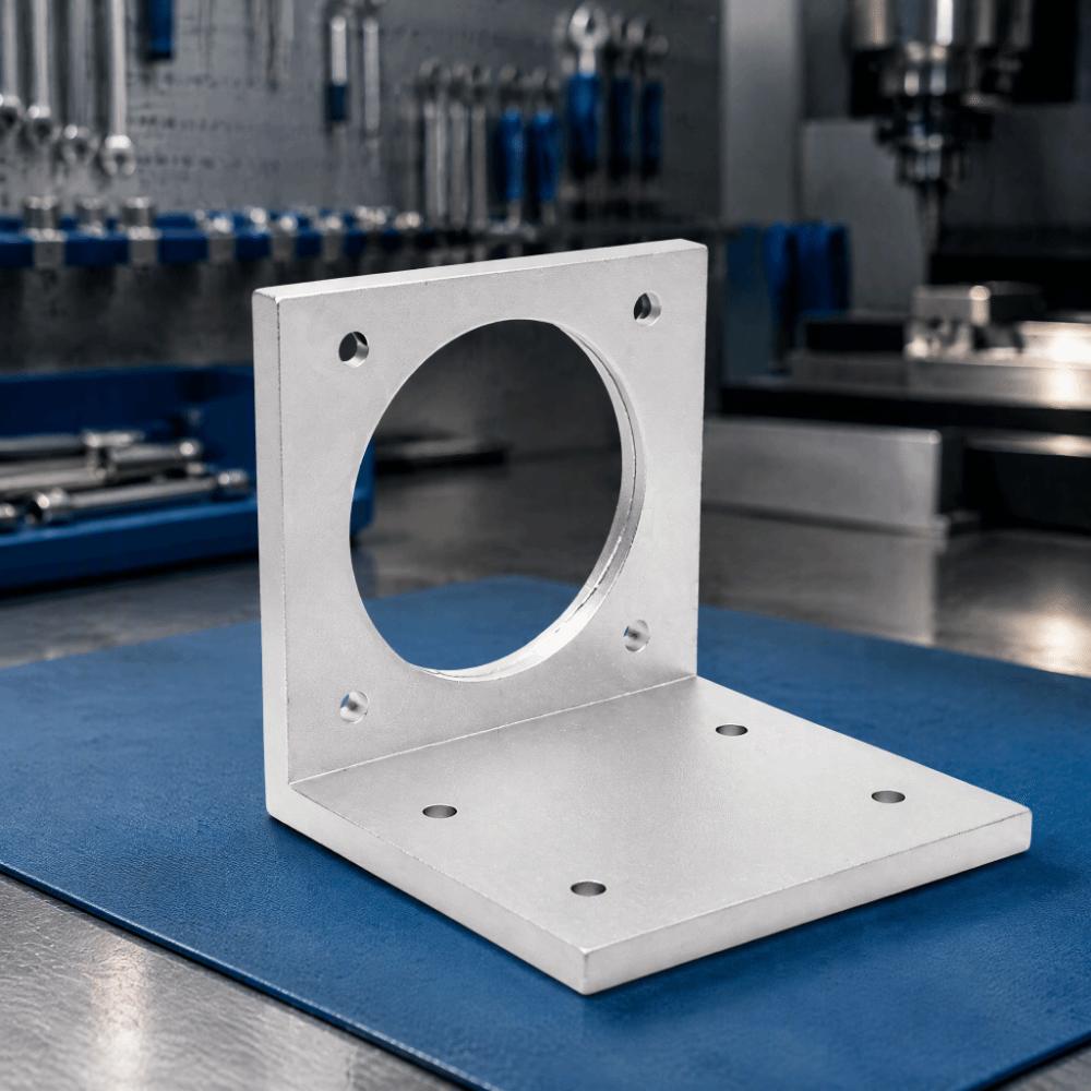 High Strength Aluminum Alloy Motor Mounting Bracket Stepper Motor Holder For 86 Stepper Motor