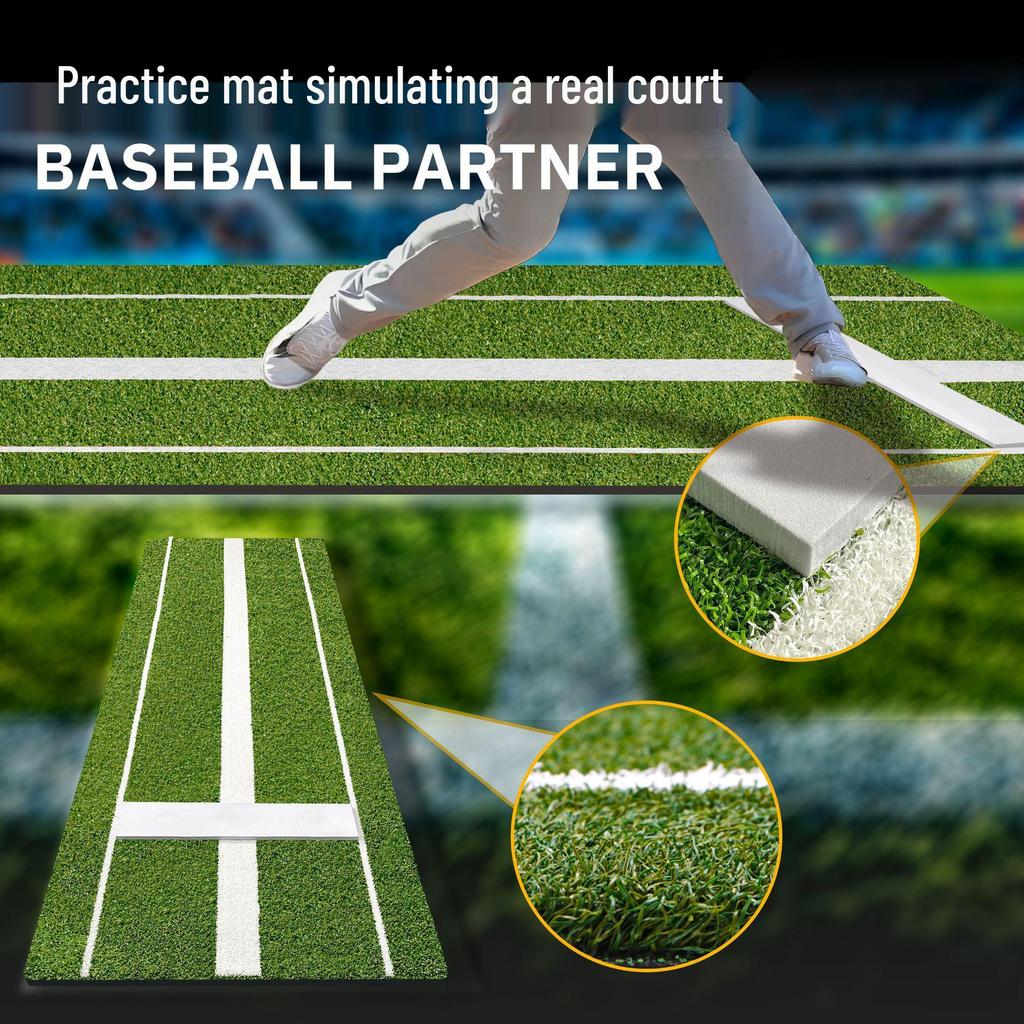 Cross-Border Baseball & Softball Pitching and Hitting Practice Mat