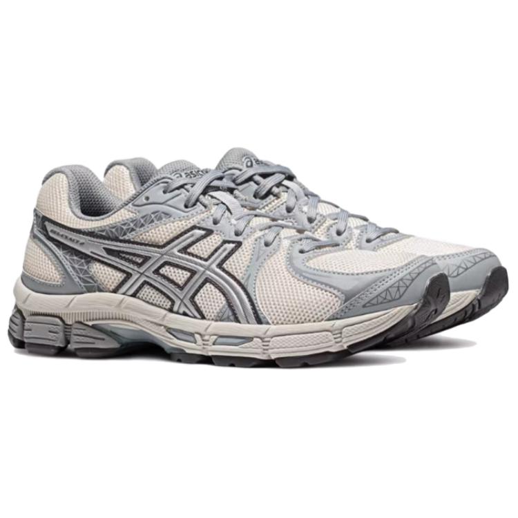 Asics Gel-Exalt 2 Comfortable Daily Fabric Low-Top Running Shoes Women Sneaker White Gray Silver 1012B868-101