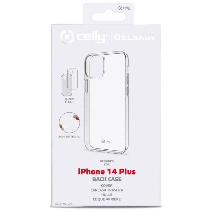 Coque - celly - iph14 max - transparent - souple - synthétique