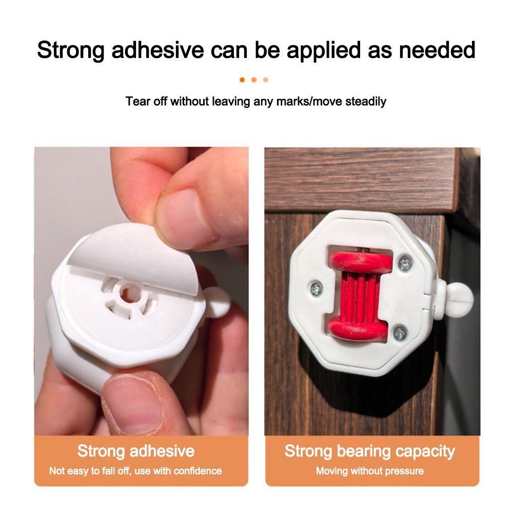 4PCS with Brake Furniture Casters Wheels Self Adhesive Pulley Base Furniture Move Accessories