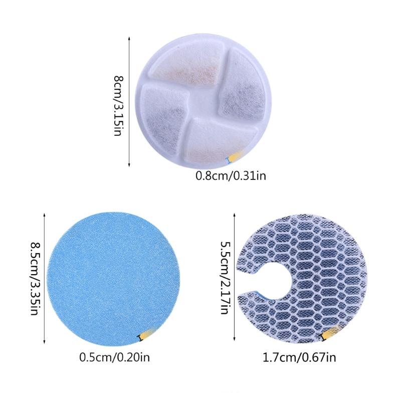 Náhradní filtr pro pítko pro domácí mazlíčky Dávkovač vody Filtrovací vložka s aktivním uhlím Příslušenství pro psy a kočky