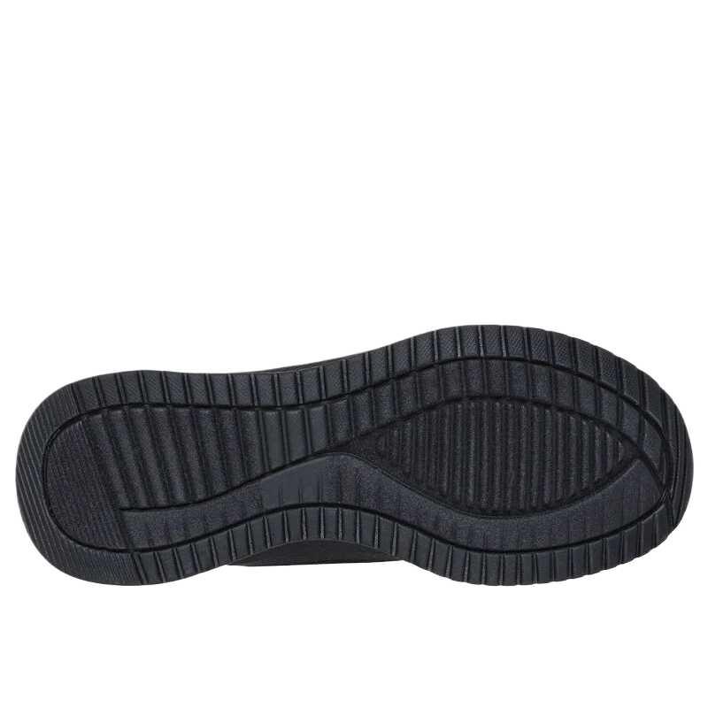Skechers Bobs Squad 4 Mesh Synthetic Leather Staple Look Comfortable Fashionable Simple Low Top Training Shoes Women Sneaker Black 117624-BBK