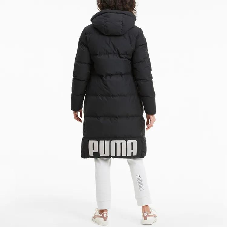 Puma Down Jackets Women's Black Hooded Moderate Other (Unisex) Down Jackets 585107 01