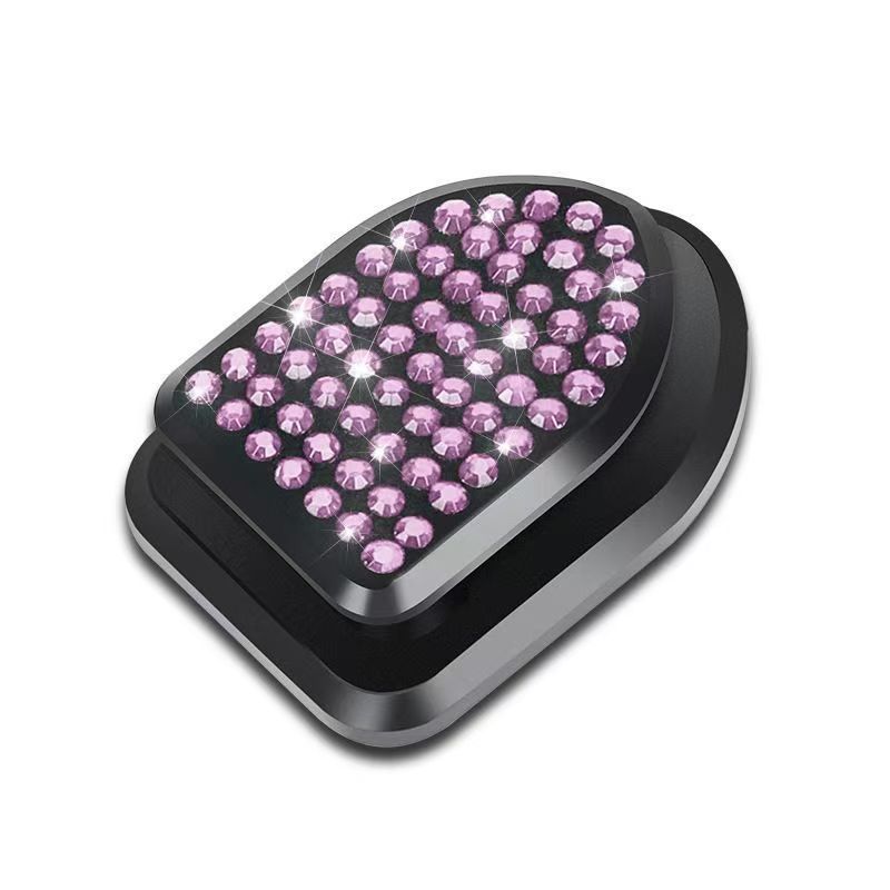Rhinestone Crystal Hooks Portable Car Hanging Bag Holder Home Ornaments Decor Creative Mini Bling Hook Auto Interior Accessories