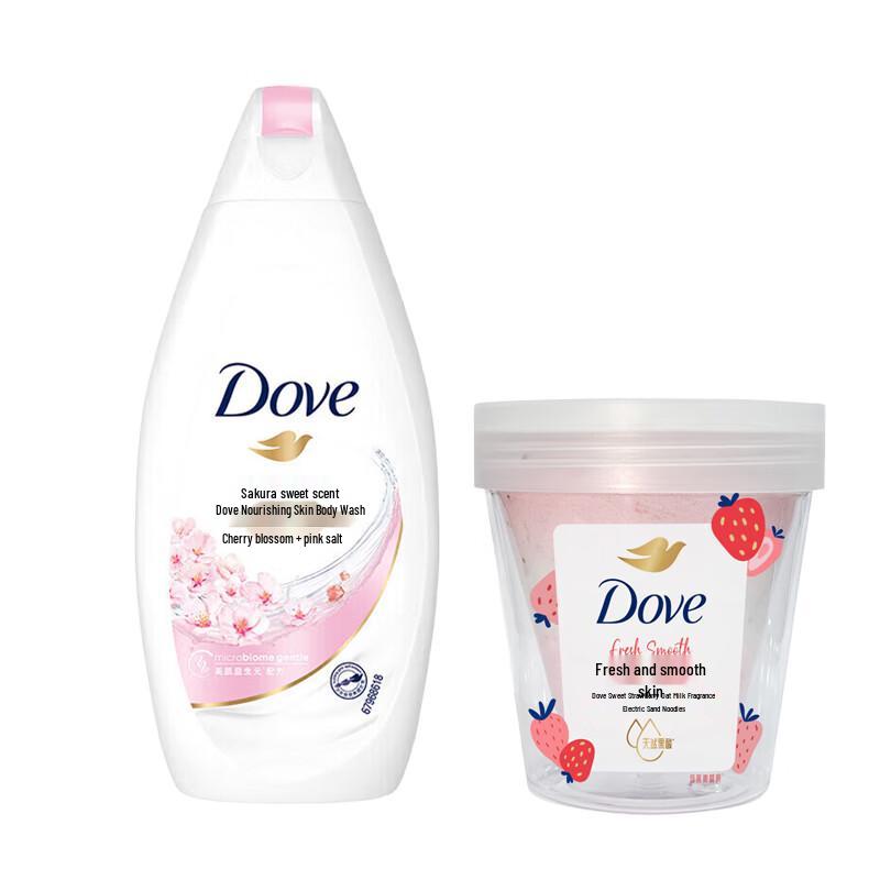 

Dove Shower Milk & Body Scrub Value Set