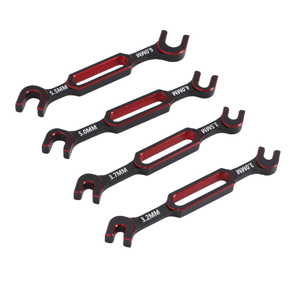 4 Pcs RC Wrench 3.0 3.2 3.5 3.7 4.0 5.0 5.5 6.0mm Turnbuckle Nut   Joint Remover RC   Repair Tool for RC Crawler Car Boat