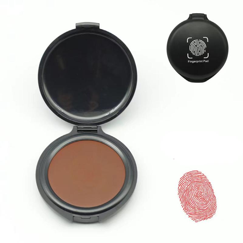 Professional Fingerprint Ink Pad for Office Supplies, Instant Dry, Smudge-Proof