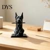 Sophisticated Desk Decor Doberman Dog Shape Pen Holder, Creative Plastic Stationery Organizer, Cool Office Supplies 3D Print Desktop Decoration,