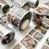 1 Rolka Naklejek do Scrapbookingu Naklejki PET z Postaciami Taśmy Washi Wakacje Rekreacyjne do Sztuki Rękodzieła DIY Album Dziennik Planer