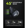 500 Lumens Running Lights for Runners with Reflective Straps, 7 Modes & 45° Adjustable Running Light, IPX4 Waterproof Chest Running Light Vest for