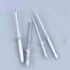 50Pcs Round Head Trifold Rivet Aluminum Alloy Blind Rivets Assortment Kit For Wood Plastic Metal Car Diy Repaired Fasteners