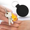 Slim PU Keychain With Reinforced Metal Clip Light Weight Key Management Solution For Home And Vehicle Key