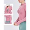 Nude Feel Stand-up Collar Slim Fit Slim Looking Women's Long-Sleeved Sports Jacket