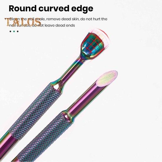 Nail Cuticle Remover Round/Arc-shaped Cutting Edge Manicure Peeling Nail Care Functional Nail Cuticle Trimmer Remover Home Use
