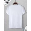 Cute Hedgehog Tee, Men's Casual Multicolor Loose Short Sleeve Shirt For Summer