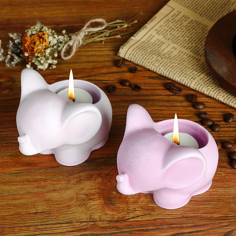 Elephant Shape Silicone Planter Pot Mold Diy Cactus Succulent Planters Mould Gypsum Clay Epoxy Resin Vase Molds