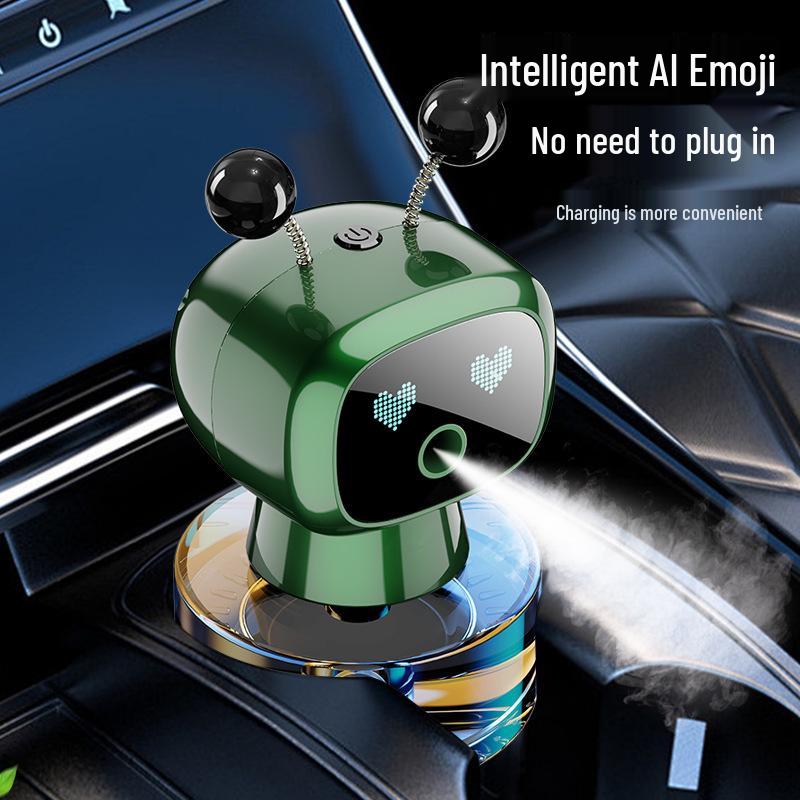 Smart Robot Car Aroma Diffuser: Long-lasting Fresh Scent for Car Interiors.