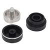 51mm Coffee Distributor Tamper Gravity Distribution Tool Coffee Leveler with 3 Slope Stainless Steel Base Black