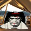 1pc Scarface Outdoor Flannel Blanket for Girls Soft, Lightweight Throw Perfect for Camping, and Gifting, Digital