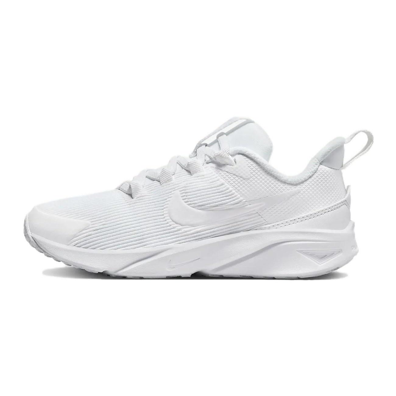 (PS) Nike Star Runner 4 Triple White Kids DX7614-100 EU 29.5